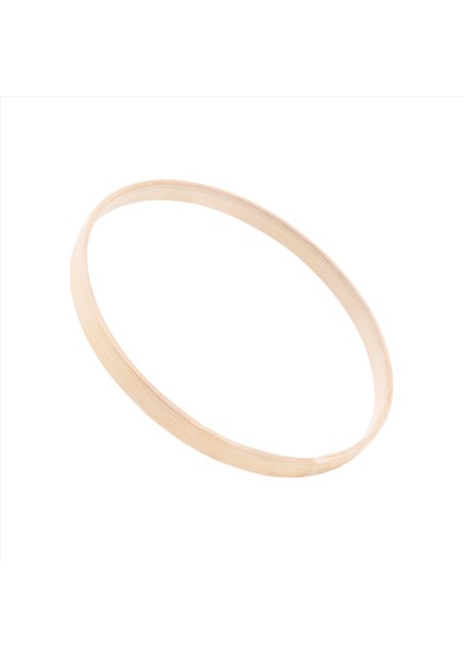 Rüya Bambu Yüzükler, Ahşap Daire Yuvarlak Yuvarlak Catcher Dıy Hoop Çiçek Çelenk Evi Bahçe Bitki Dekoru Asma Sepet 13CM (Yurt Dışından) indirimleri