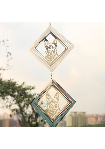 3D Rüzgar Spinner ile Dış Çanlar Için Rüzgar Çanları, Bahçe Arka Bahçesi Için Kadınlar Için E E (Yurt Dışından)