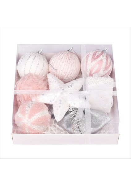 Pembe Noel Süsleri Noel Ağacı, Noel Ağacı Topper-Star, Noel Hediye Seti (Yurt Dışından) fırsatları