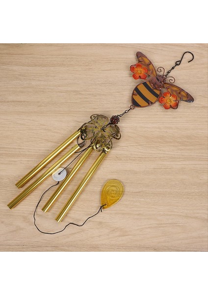 Retro Metal Rüzgar Çan Fotoğrafçılık Sahne El Yapımı Asılı Rüzgar Çanları Renkli Romantik Boyalı Çan Bahçe A (Yurt Dışından) indirimleri