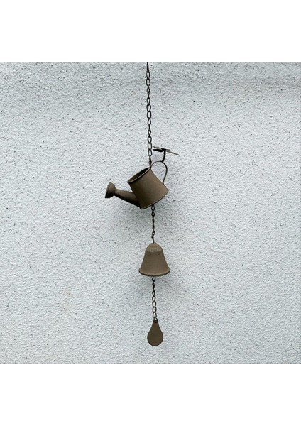 Amerikan Retro Eski Dökme Demir Su Isıtıcısı Rüzgar Çanları Bahçe Avlusu Asma El Sanatları Açık Süslemeler Dekorasyon (Yurt Dışından) modelleri