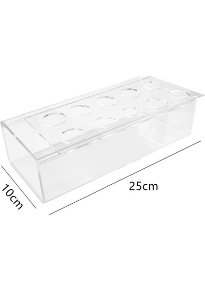 Temiz Akrilik Çiçek Vazo Dikdörtgen Çiçek Merkezi Yemek Tablosu 9.8 Inç Uzunluğunda Dikdörtgen Dekoratif Modern Vazo (Yurt Dışından) fiyatları