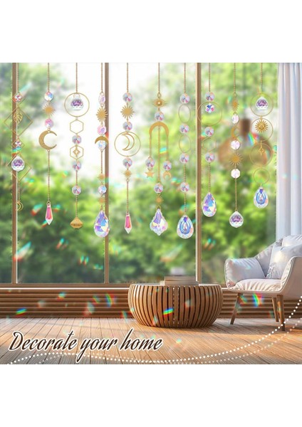 200 Adet Kristal Suncatcher, Kristalli Güneş Yakalayıcılar, Yetişkinler Için Zanaat Kitleri, Gökkuşağı Üreticisi, Prizma, Kolye Altın (Yurt Dışından) modelleri
