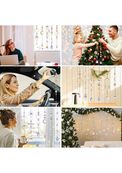200 Adet Kristal Suncatcher, Kristalli Güneş Yakalayıcılar, Yetişkinler Için Zanaat Kitleri, Gökkuşağı Üreticisi, Prizma, Kolye Altın (Yurt Dışından) indirimleri