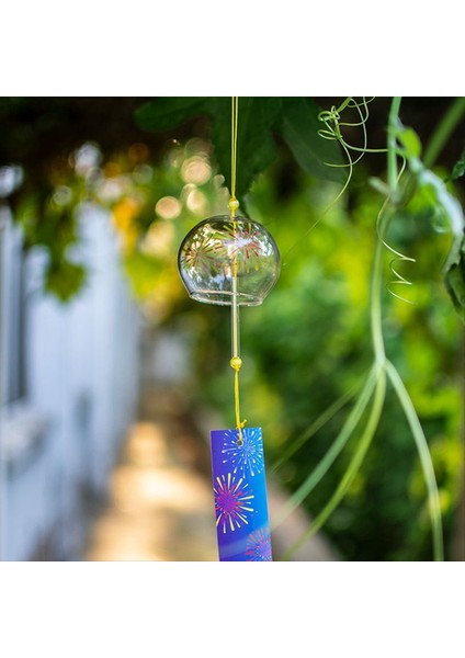 Japon Rüzgar Zil Kolye Cam Kapağı Doğum Güvencesi Ev Dekorasyonu, Sakura Deer (Yurt Dışından) fırsatları