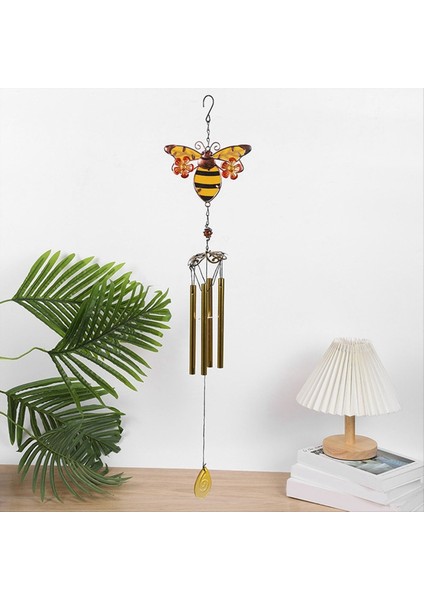 Retro Metal Rüzgar Çan Fotoğrafçılık Sahne El Yapımı Asılı Rüzgar Çanları Renkli Romantik Boyalı Çan Bahçe B (Yurt Dışından) modelleri