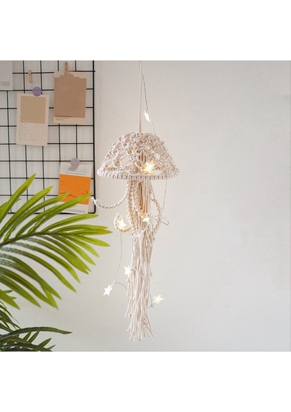Boho Macrame Dream Catcher String Lights ile El Yapımı Dokuma Süsleme Dekora Dekora Bir (Yurt Dışından) modelleri