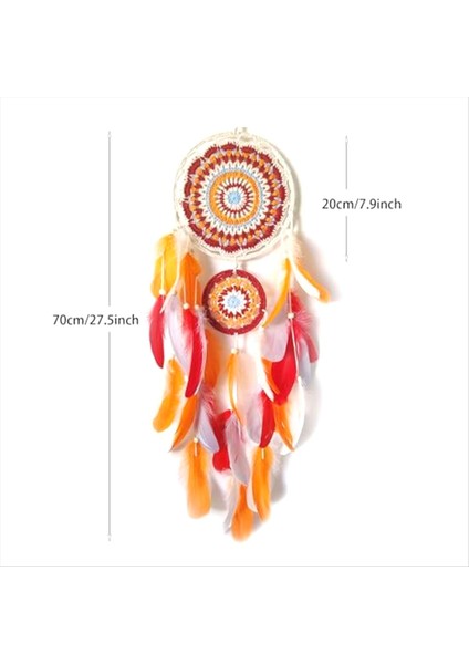 Rüya Catchers Renkli Tüyler Yatak Odası Için Rüya Catcher Duvar Asılı Dekor I Için El Yapımı Rüya Yakalayıcı (Yurt Dışından) fiyatları