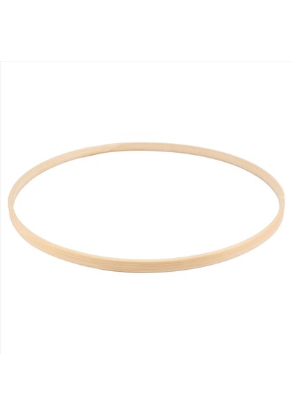 Rüya Bambu Yüzükler, Ahşap Daire Yuvarlak Catcher Dıy Hoop Çiçek Çelenk Evi Bahçe Bitki Dekoru Asma Sepet 26CM (Yurt Dışından)