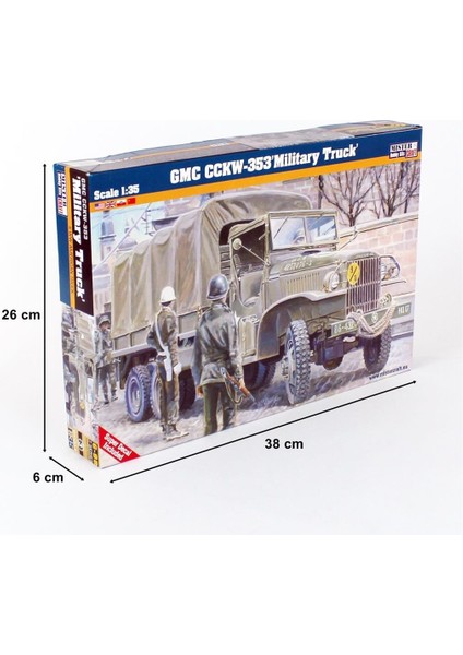 G098 1/35 Gmc CKW-353 Askeri Kamyon Plastik Model Kiti indirimleri
