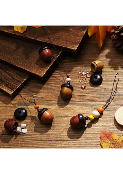 15 Adet Minyatür Ahşap Meşe Palamudu Takıları Çıkarılabilir Ahşap Meşe Palamudu Kolye 3 Renk Şekilli Ahşap Meşe Palamudu Kılıf Için Takı Yapımı (Yurt Dışından) fırsatları