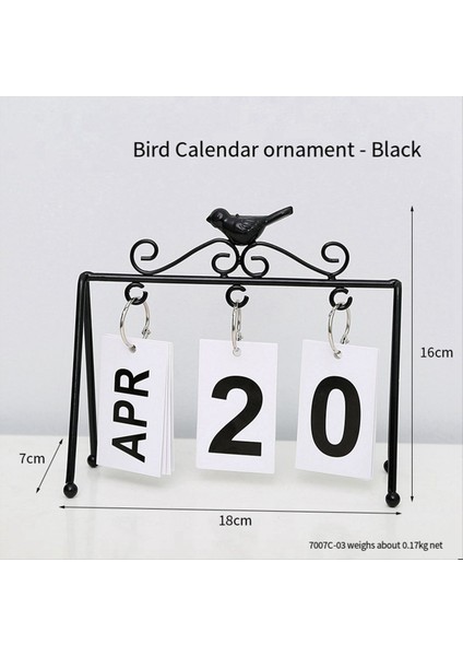 Kuş Takvim Dekor Ofis Takvimi Daimi Takvim Günlük Masaüstü Takvim Masası Takvim Takvimi Takvim, Altın (Yurt Dışından) fiyatları