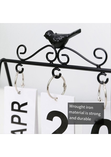 Kuş Takvim Dekor Ofis Takvimi Daimi Takvim Günlük Masaüstü Takvim Masası Takvim Takvimi Takvim, Altın (Yurt Dışından) modelleri