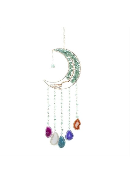 Kristal Ağaç Taşlı Rüya Catchers Rüya Rüya Catchers Doğal Mücevher Duvar Asma Odası Dreamcatcher Dekor (Yurt Dışından)