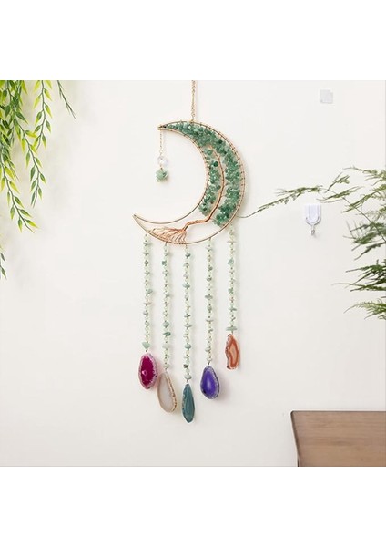 Kristal Ağaç Taşlı Rüya Catchers Rüya Rüya Catchers Doğal Mücevher Duvar Asma Odası Dreamcatcher Dekor (Yurt Dışından) modelleri