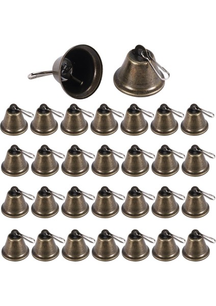 30 Adet Çan Zanaat Küçük Çan Pirinç Çanlar Vintage Çanları Asılı Rüzgar Çanları Için Kancalar ile Köpek Eğitimi Yapmak (Yurt Dışından)