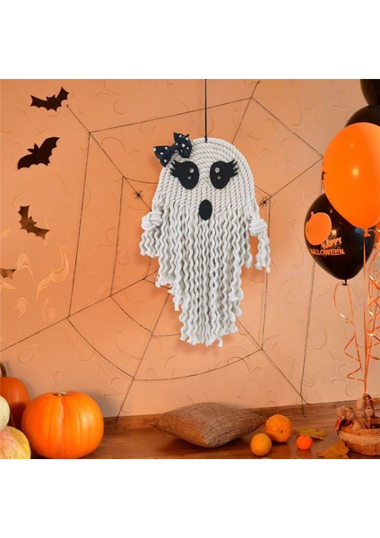 1pcs Cadılar Bayramı Çelenk Duvarda Asılı Hayalet Ile. Çocuklar Için Cadılar Bayramı Parti El Sanatları Için Dekorasyon (Yurt Dışından) indirimleri