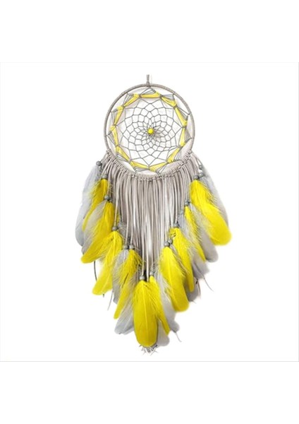 Dream Catcher El Yapımı Geleneksel Renkli Tüylü Rüya Kağıdı, Ev Duvar Dekorasyon Zanaat Süsü Decor-A Için Asılı (Yurt Dışından)