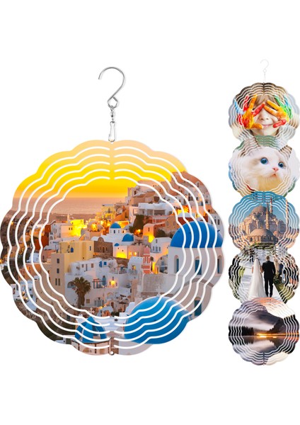 6 Paketi 8 Inç Süblimasyon Rüzgar Spinner Boşluklar 3D Rüzgar Spinnerları Kapalı Açık Bahçe Dekorasyonu Için Rüzgar Iplikçileri Asılı (Yurt Dışından) indirimleri