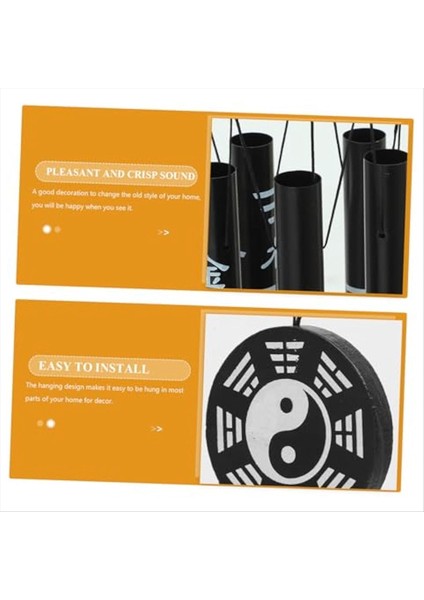 Büyük Bagua Rüzgar Zil Kolyesi Çin Feng Shui Süsleme Hatıra Rüzgar Zil Şanslı Rüzgar Zil Kolye (Yurt Dışından) fırsatları