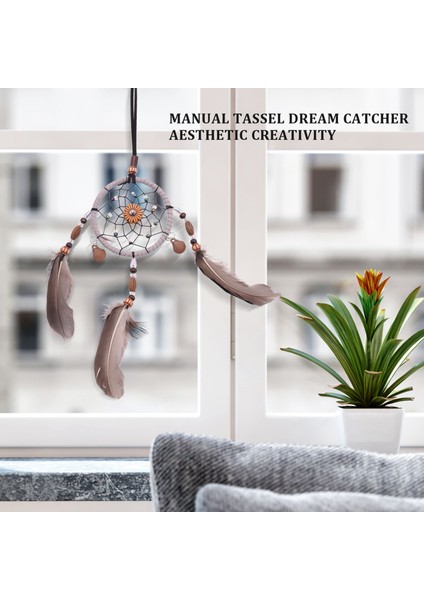 Araba Boncuklu Doğal Tüyleri ve El Yapımı Mini Rüya Yakalayıcı (Yurt Dışından) indirimleri