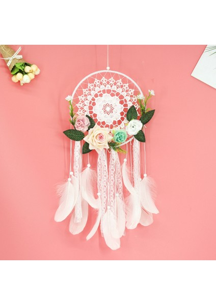 Rüya Catcher Diy Dekoratif Kolye Çiçek Rüya Yakalayıcı Duvar Asılı Dekorasyon Düğün Dekor Rüya Gibi Kız Oda Dekorasyon Si (Yurt Dışından) fiyatları