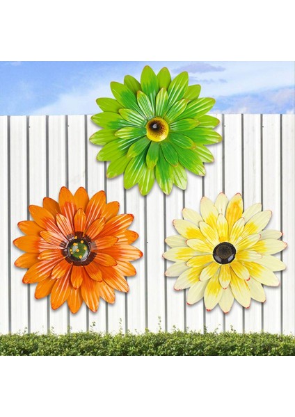 Sarı Bahçe Avlusu Demir Ayçiçeği Villa Dekorasyon Bahçecilik Duvarı Asılı (Yurt Dışından) fiyatları