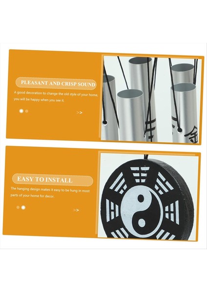 Küçük Bagua Rüzgar Zil Kolyesi, Retro Metal Rüzgar Çamlası, Retro Fortune Rüzgar Zil, Bahçe Rüzgar Çamırı (Yurt Dışından) modelleri