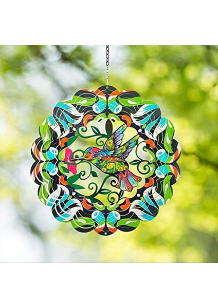 Kuş Metal Rüzgar Spinner Asılı Rüzgar Spinner Açık ve Iç Mekan Dekorasyon, Dönen Rüzgar Çanları Için Uygun (Yurt Dışından) fiyatları