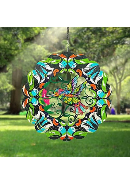 Kuş Metal Rüzgar Spinner Asılı Rüzgar Spinner Açık ve Iç Mekan Dekorasyon, Dönen Rüzgar Çanları Için Uygun (Yurt Dışından) modelleri