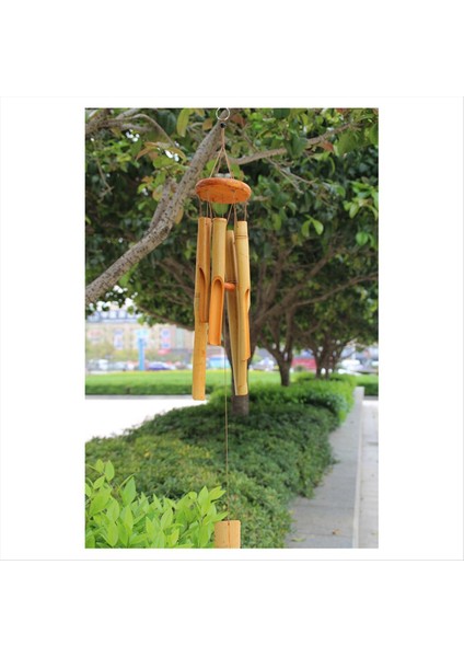 Bambu Rüzgar Çanları Rüzgar Çanları Açık Bahçe Avlusu Ev Dekorasyonu Ahşap Bambu Rüzgar Çanları Işık (Yurt Dışından) fiyatları