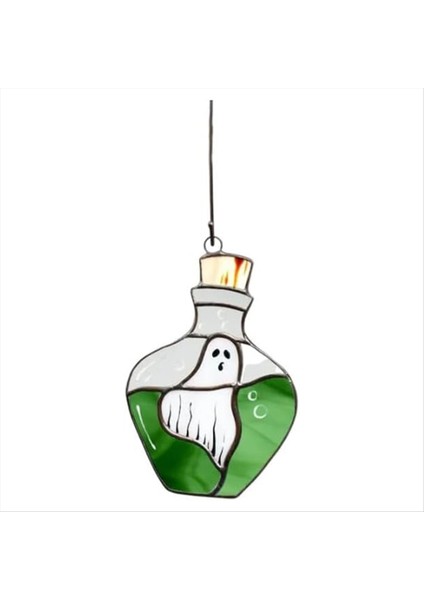 6pcs Cadılar Bayramı Ürkütücü Suncatcher Vitrabeen Cadılar Bayramı Spooky Suncatcher Window Için Cadılar Bayramı Suncatcher Ev Için Dekorasyonlar (Yurt Dışından)
