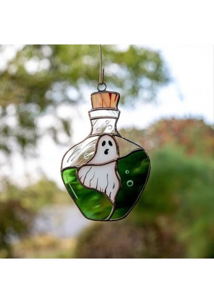 6pcs Cadılar Bayramı Ürkütücü Suncatcher Vitrabeen Cadılar Bayramı Spooky Suncatcher Window Için Cadılar Bayramı Suncatcher Ev Için Dekorasyonlar (Yurt Dışından) modelleri