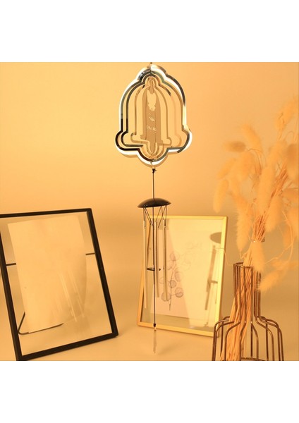 3D Rüzgar Spinner ile Dış Çanlar Için Rüzgar Çanları, Kadın Erkekler Için Bahçe Arka Bahçe Kalp (Yurt Dışından) indirimleri