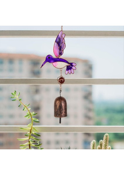 Lekeli Kuş Suncatcher, Kuş Kristal Top Prizmaları Asılı Kristal Süsleme Yeşil Rüzgar Çanakları (Yurt Dışından) indirimleri