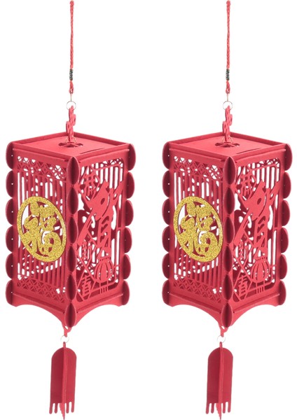 2 Adet Kırmızı Çin Fenerleri, Çin Yeni Yılı Için Dekorasyonlar, Çin Bahar Festivali, Düğün Kutlama Dekoru, Küçük (Yurt Dışından) fiyatları