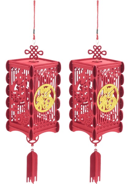 2 Adet Kırmızı Çin Fenerleri, Çin Yeni Yılı Için Dekorasyonlar, Çin Bahar Festivali, Düğün Kutlama Dekoru, Küçük (Yurt Dışından) modelleri