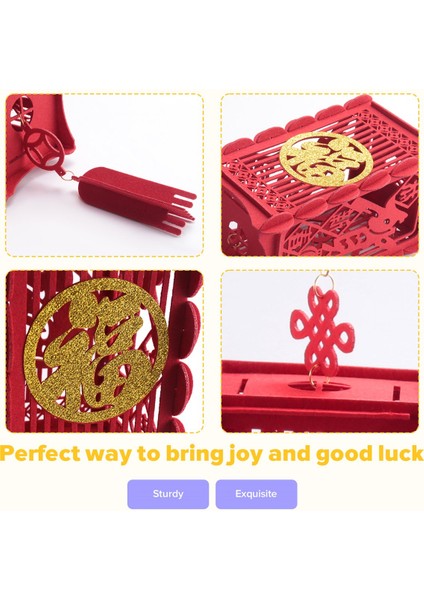 2 Adet Kırmızı Çin Fenerleri, Çin Yeni Yılı Için Dekorasyonlar, Çin Bahar Festivali, Düğün Kutlama Dekoru, Küçük (Yurt Dışından) indirimleri