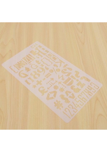 20 Pack Mektup ve Sayı Şablonları Yeniden Kullanılabilir Alfabe Şablonları Dergi Tedarikleri Çizim Çizim (Yurt Dışından) fırsatları