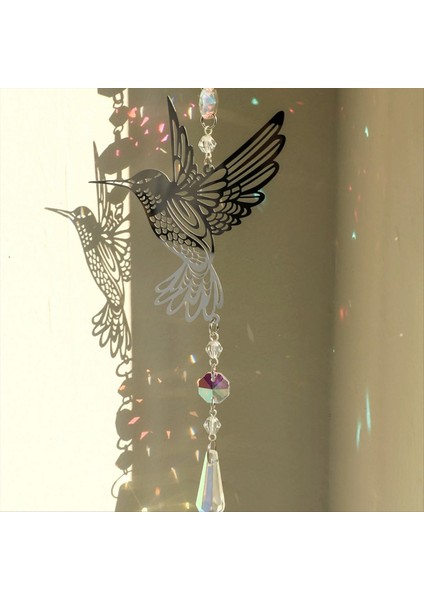 Gümüş Renkli Köprü Kristal Suncatcher Asılı Dekorasyon Gökkuşağı Yapım Oda Dekor Hafif Yakalayıcı Oda Dekors Estetik (Yurt Dışından) modelleri