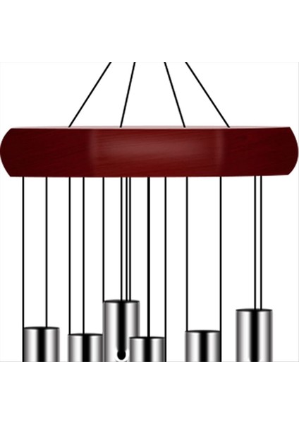 2 Paket Pgzsimemorial Rüzgar Çanları Açık Hava Büyük Derin Ton, Zarif Sempati Rüzgar-Chime ile Kişiselleştirilmiş 6 Ayarlanmış Tüp (Yurt Dışından) fırsatları