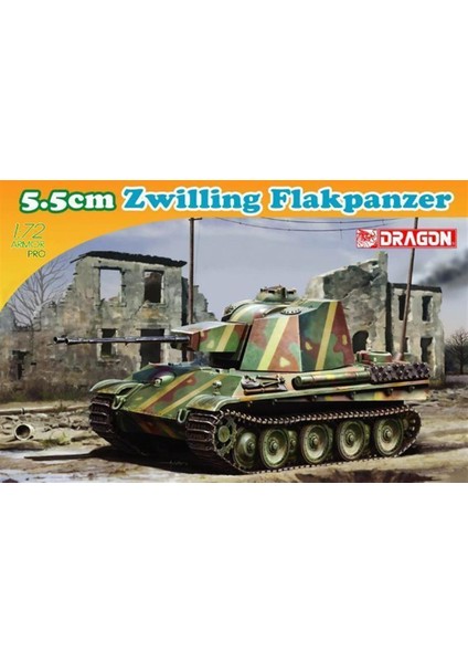 7488 1/72 Ölçek, 5.5cm Zwilling Uçaksavar Tankı Plastik Model Kiti fiyatları