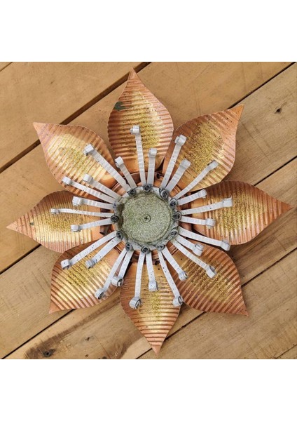 Metal Çiçekler Duvar Heykelleri Metal Artistik Duvar Asma Dekoru Aile Arkadaşı Komşu 20 cm Için (Yurt Dışından) fiyatları