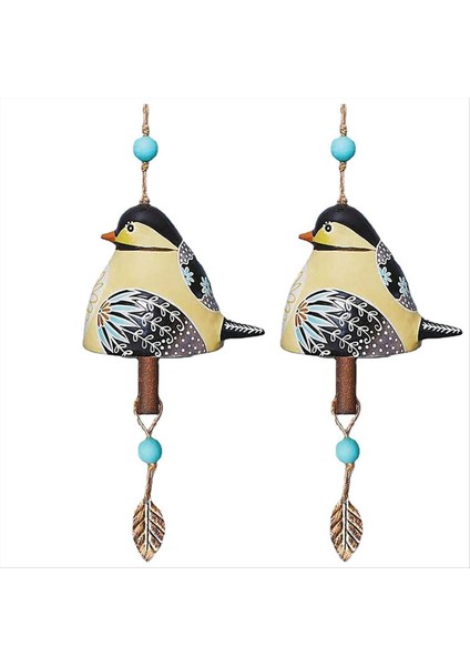 Titmouse Birdsong Bell Asma, Ülke Rüzgar Çamlası, Reçine El Sanatları Rüzgar Zil Kolye, Avlu Ev Dekorasyonu (Yurt Dışından)