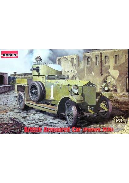 803 1/35 Ölçek, British Armoured CarPattern 1914