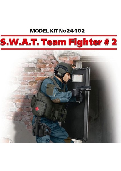 24102 1/24 Ölçek, S.W.A.T. Team Fighter 2