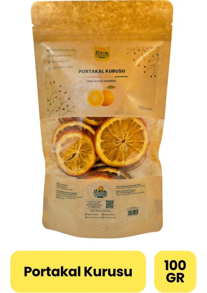 Kurutulmuş Portakal | 100 gr - Dilimlenmiş Portakal Kurusu - Dried Orange 100 gr - Portakal Cipsi modelleri