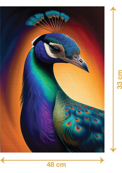 Tavus Kuşu - 200 Parçalı Puzzle fiyatları