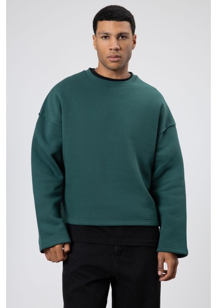 Boxy Fit Basic Sweatshirt Nefti modelleri