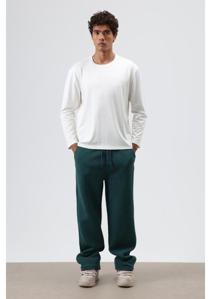 Yıkamalı Baggy Eşofman Alt Nefti